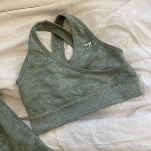 Green Camo Gymshark Set